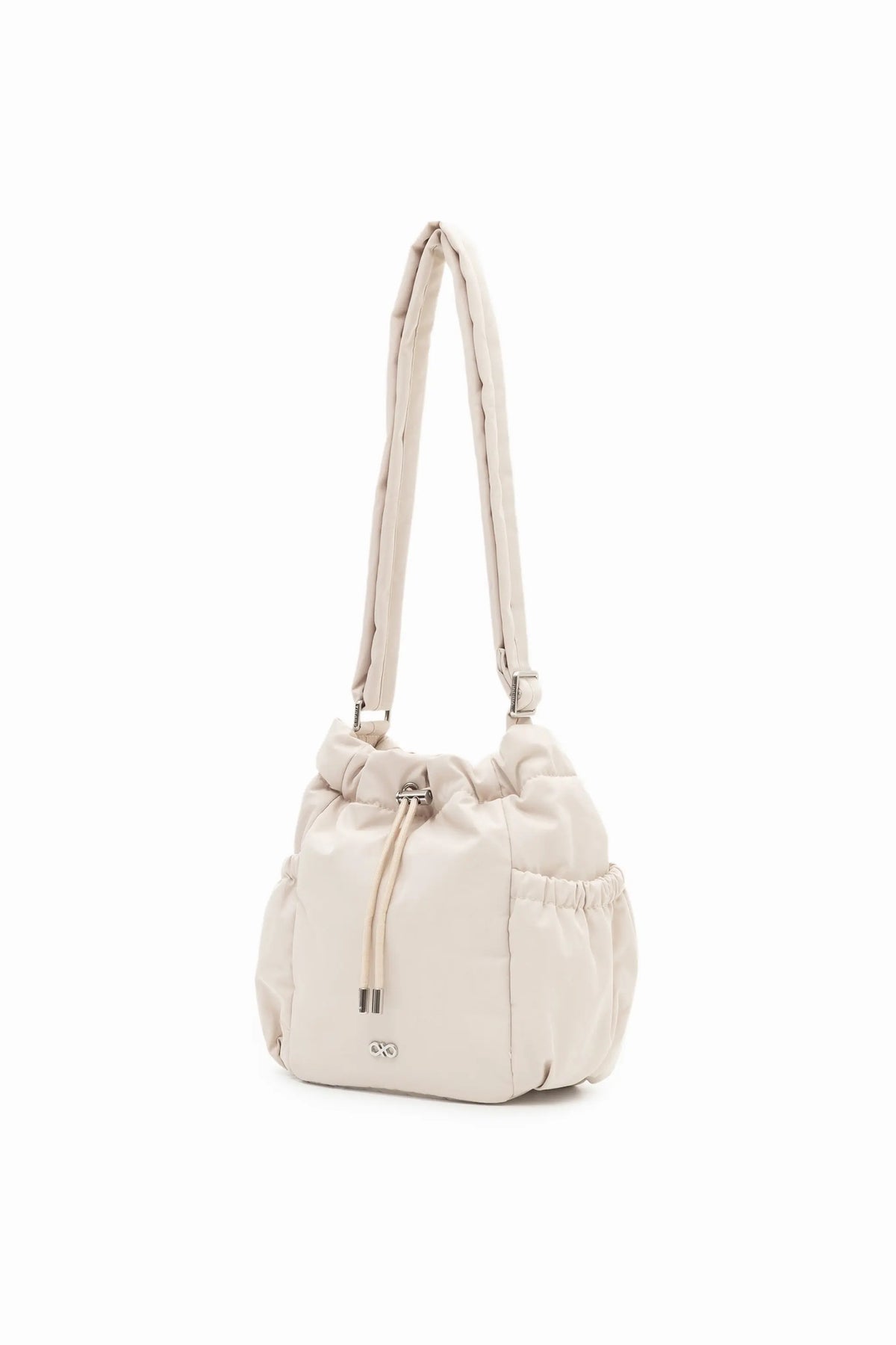 MINI COSY LUXE BUCKET BAG IN OAT 