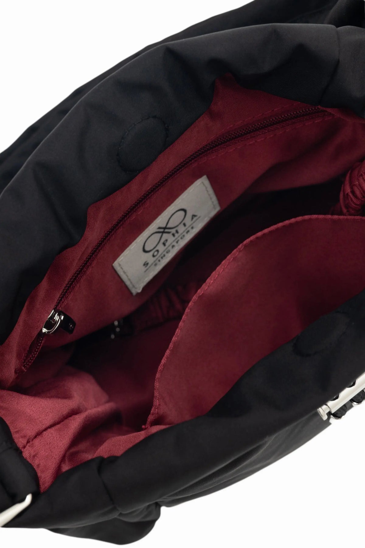 MINI COSY LUXE BUCKET BAG IN JET BLACK 