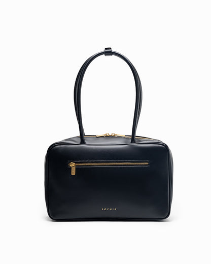 SIGNATURE POCKET M REI TOTE BAG IN BLACK