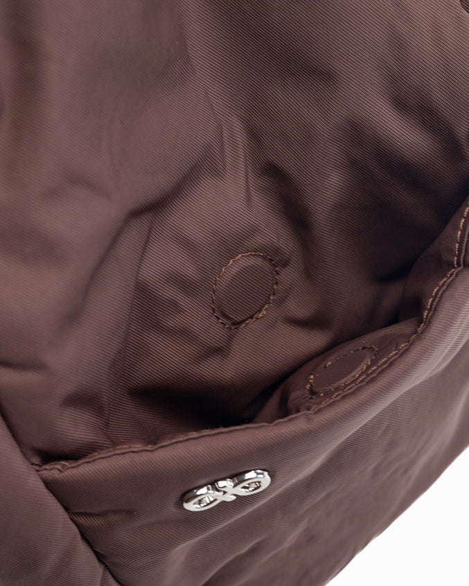 SIGNATURE POCKET CROSSBODY BAG IN POSH CHOCO