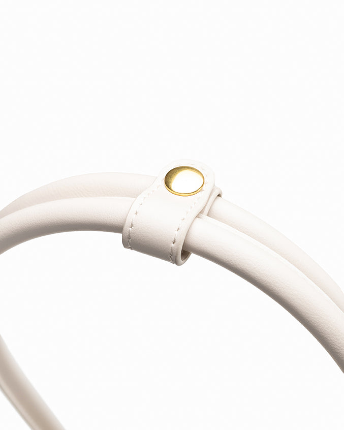 SIGNATURE POCKET L REI TOTE BAG IN CHALK