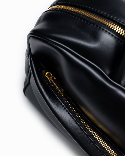 SIGNATURE POCKET L REI TOTE BAG IN BLACK