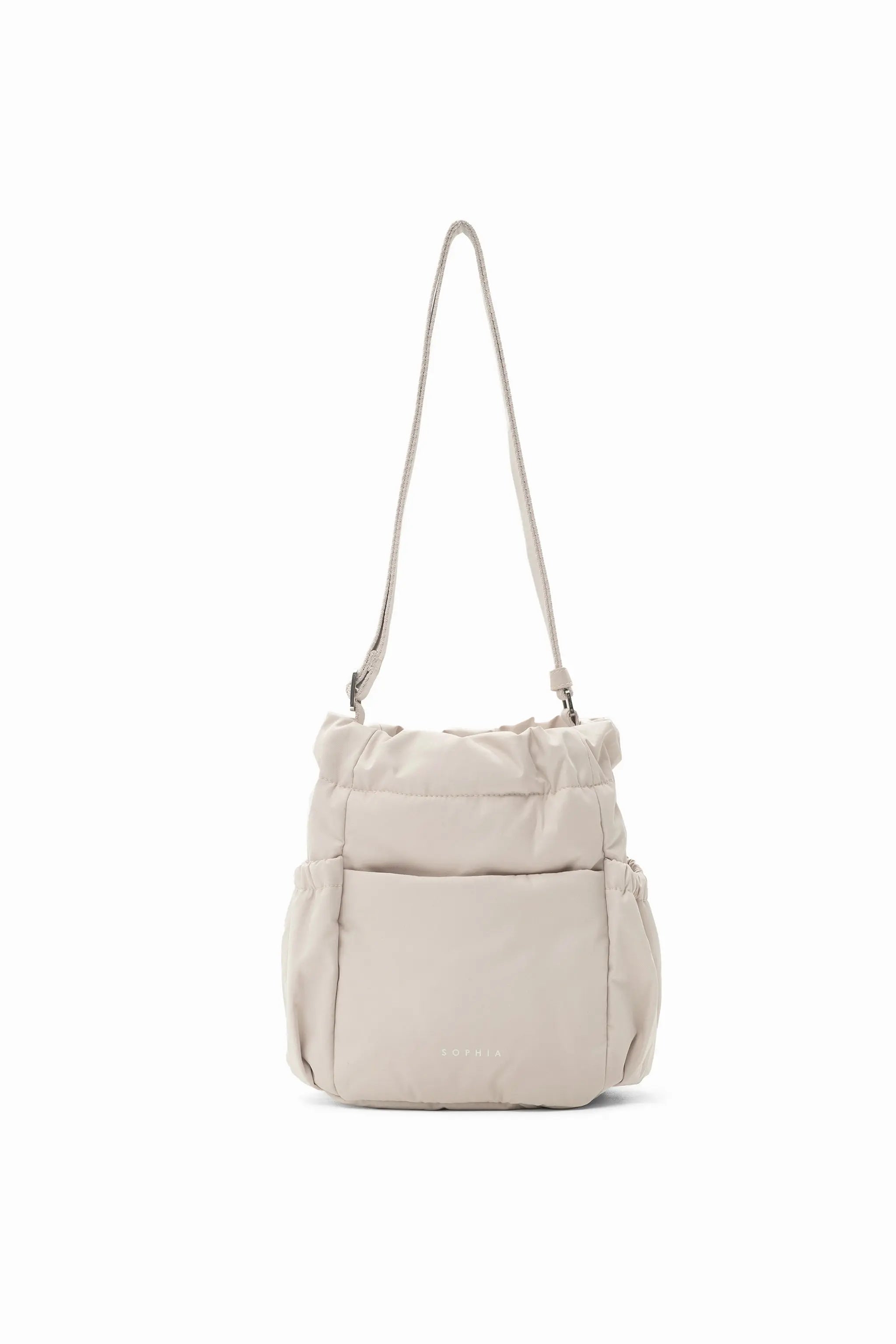 COSY LUXE BUCKET BAG IN OAT 