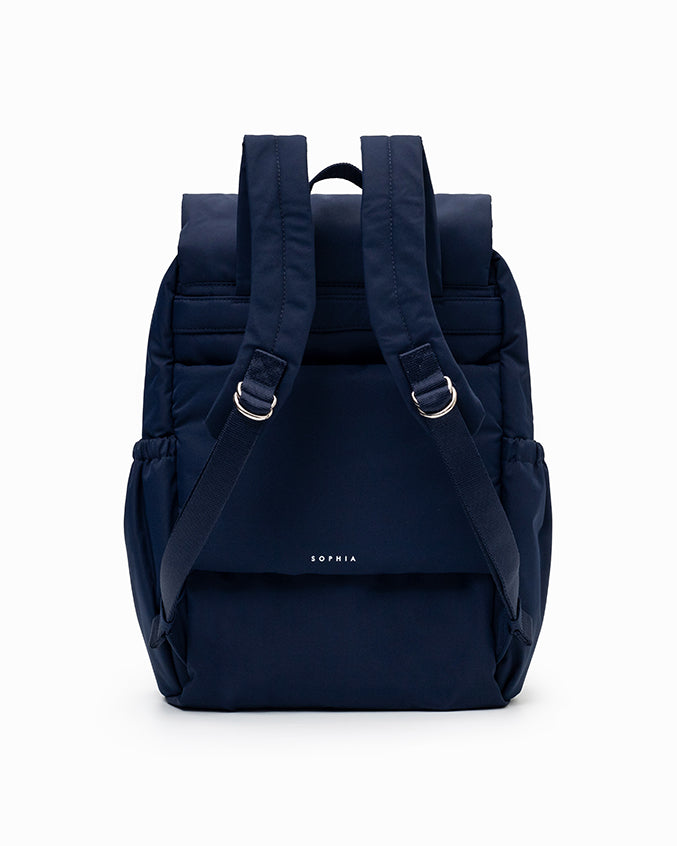 COSY LUXE UTILITY BACKPACK IN MIDNIGHT