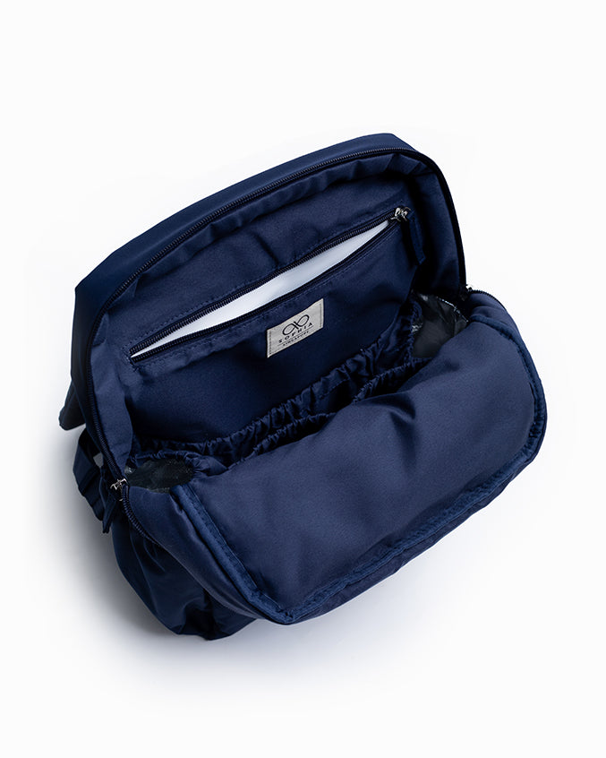 COSY LUXE UTILITY BACKPACK IN MIDNIGHT