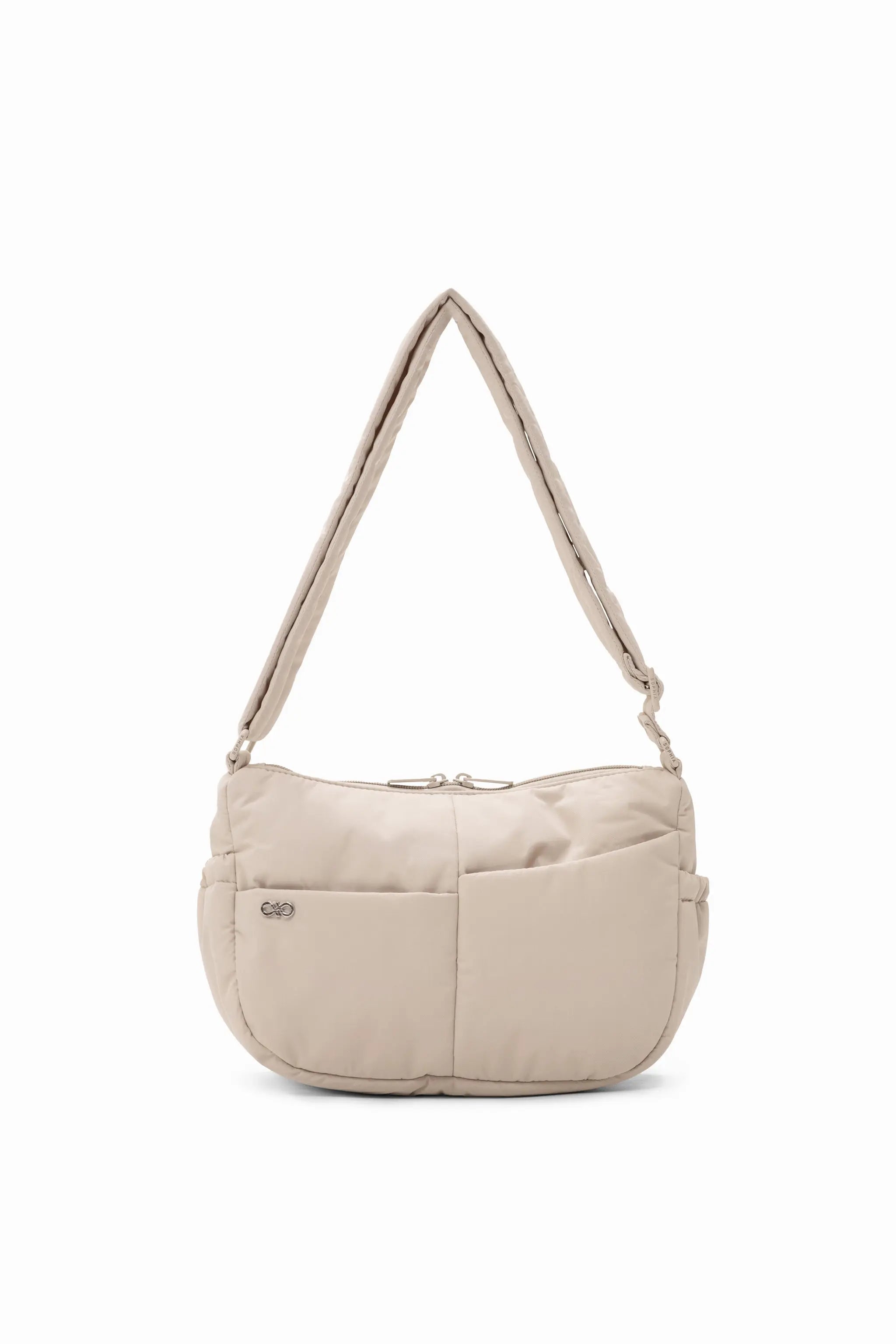 MINI SIGNATURE POCKET CROSSBODY BAG IN POSH OAT 