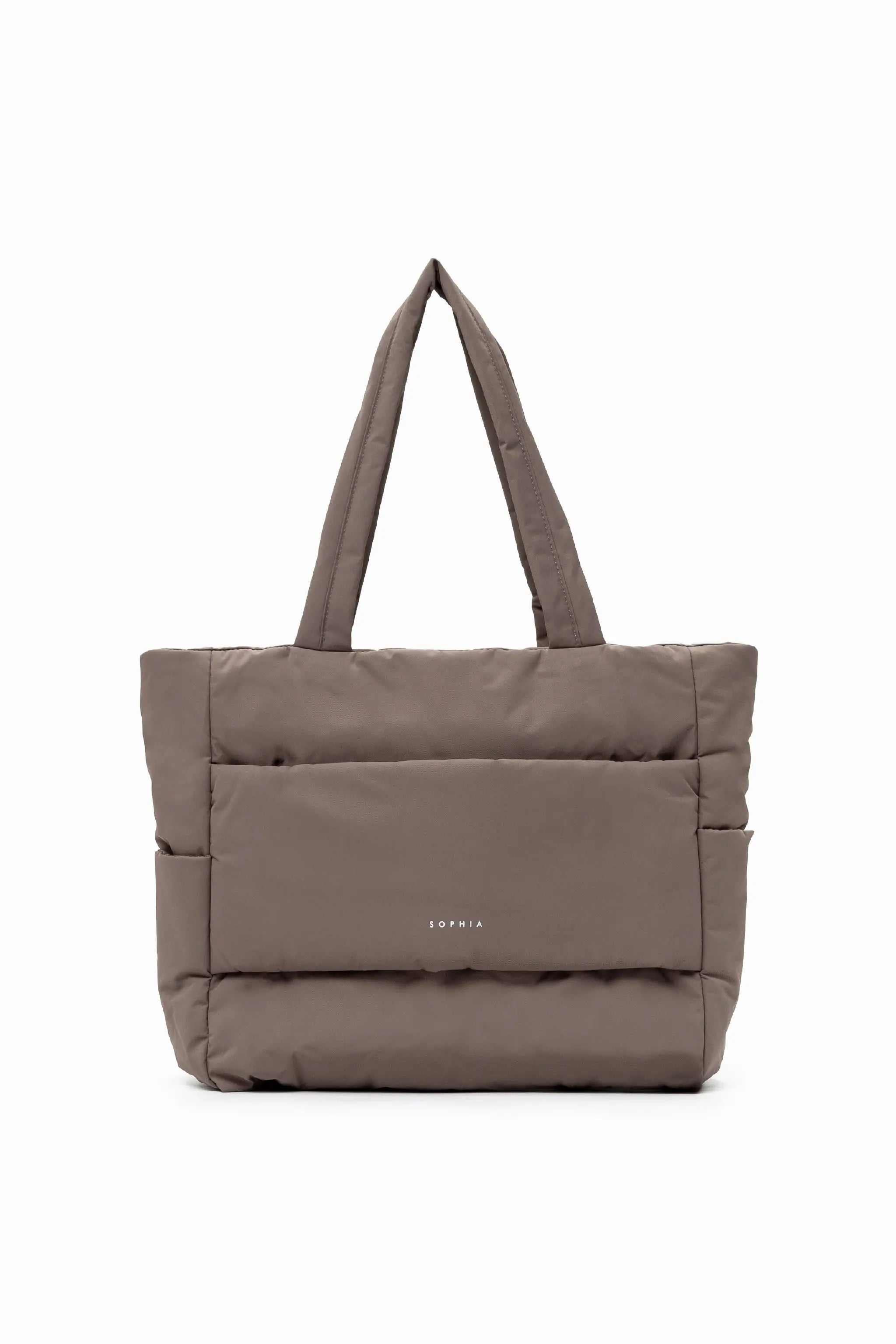POSH TOTE BAG 2.0 IN TAUPE 
