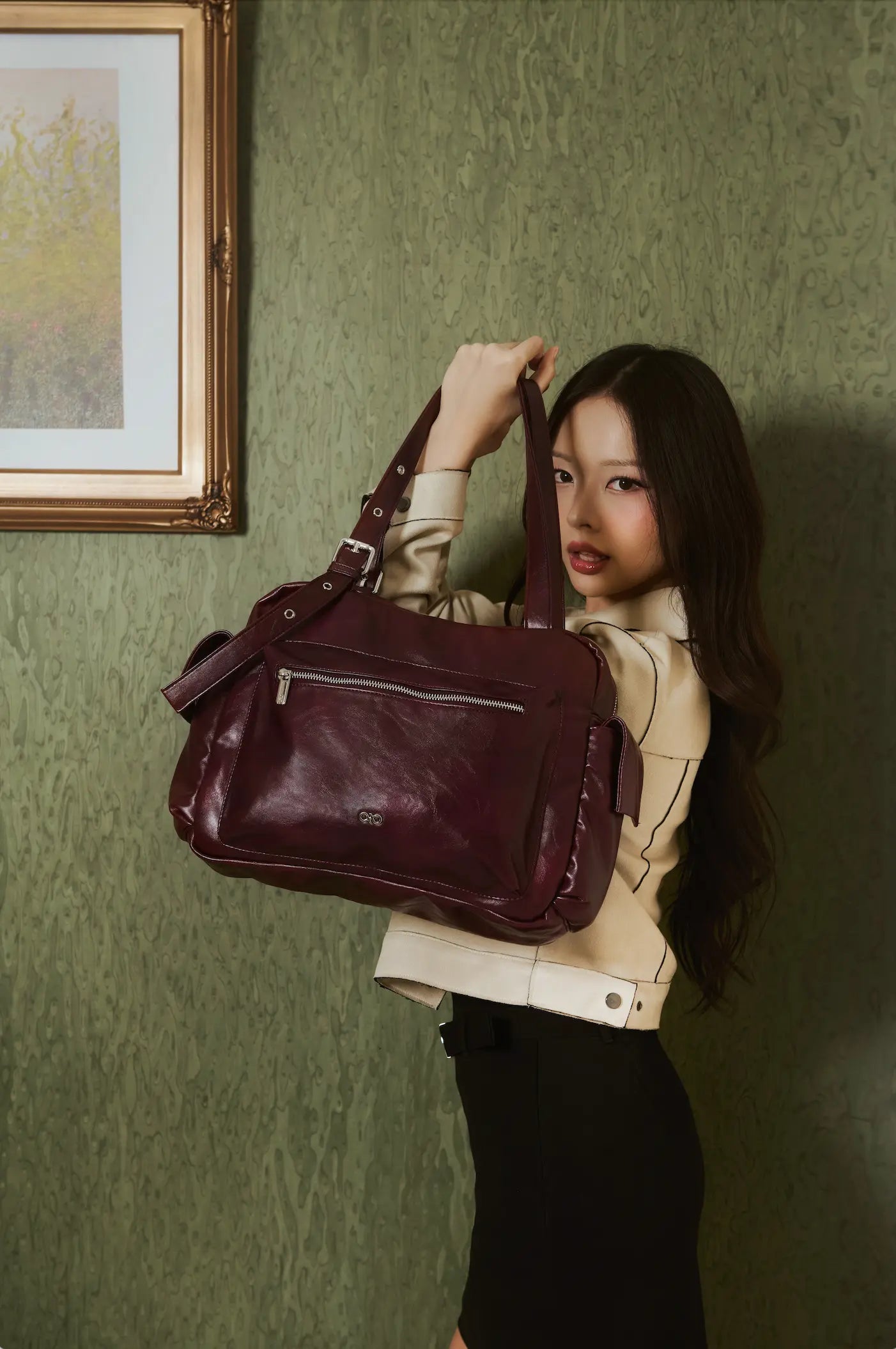 EVERYDAY CITY TOTE BAG IN CHERRY 