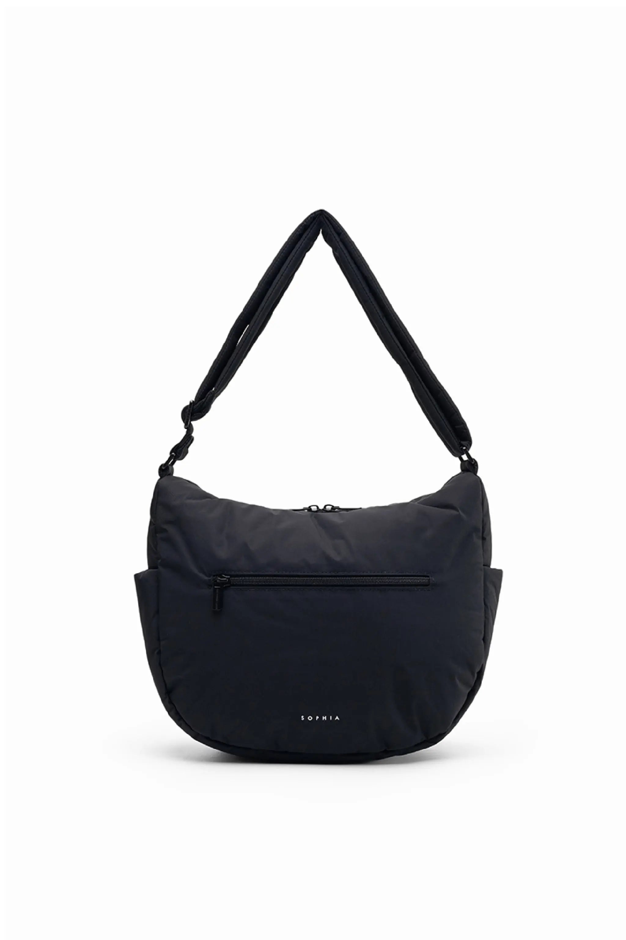 SIGNATURE POCKET CROSSBODY BAG IN POSH JET BLACK 