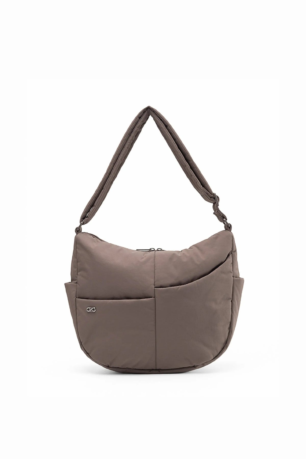 SIGNATURE POCKET CROSSBODY BAG IN POSH TAUPE - TSL Singapore