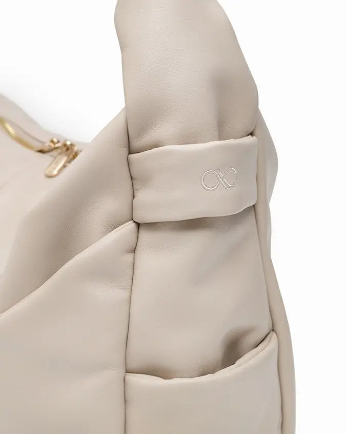 SIGNATURE POCKET SLOUCHY HOBO IN CHALK TSL Singapore