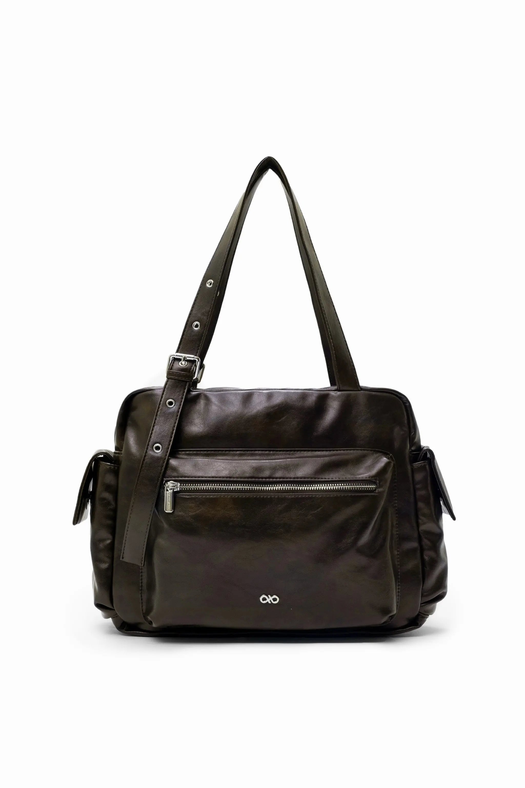 EVERYDAY CITY TOTE BAG IN ESPRESSO BROWN 