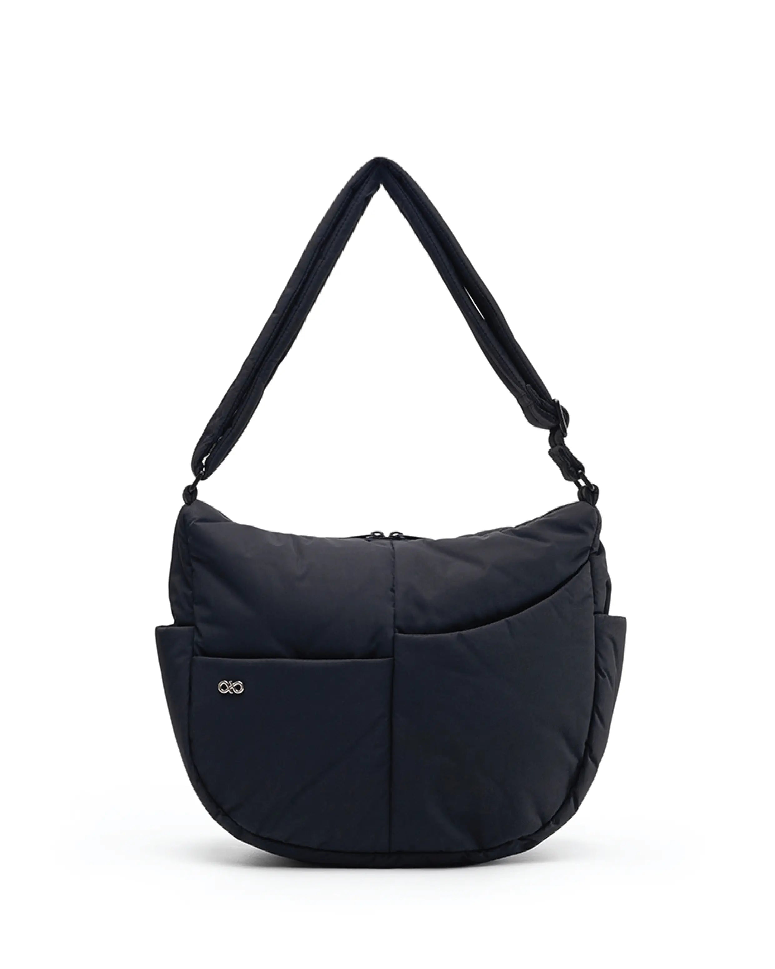 SIGNATURE POCKET CROSSBODY BAG IN POSH JET BLACK
