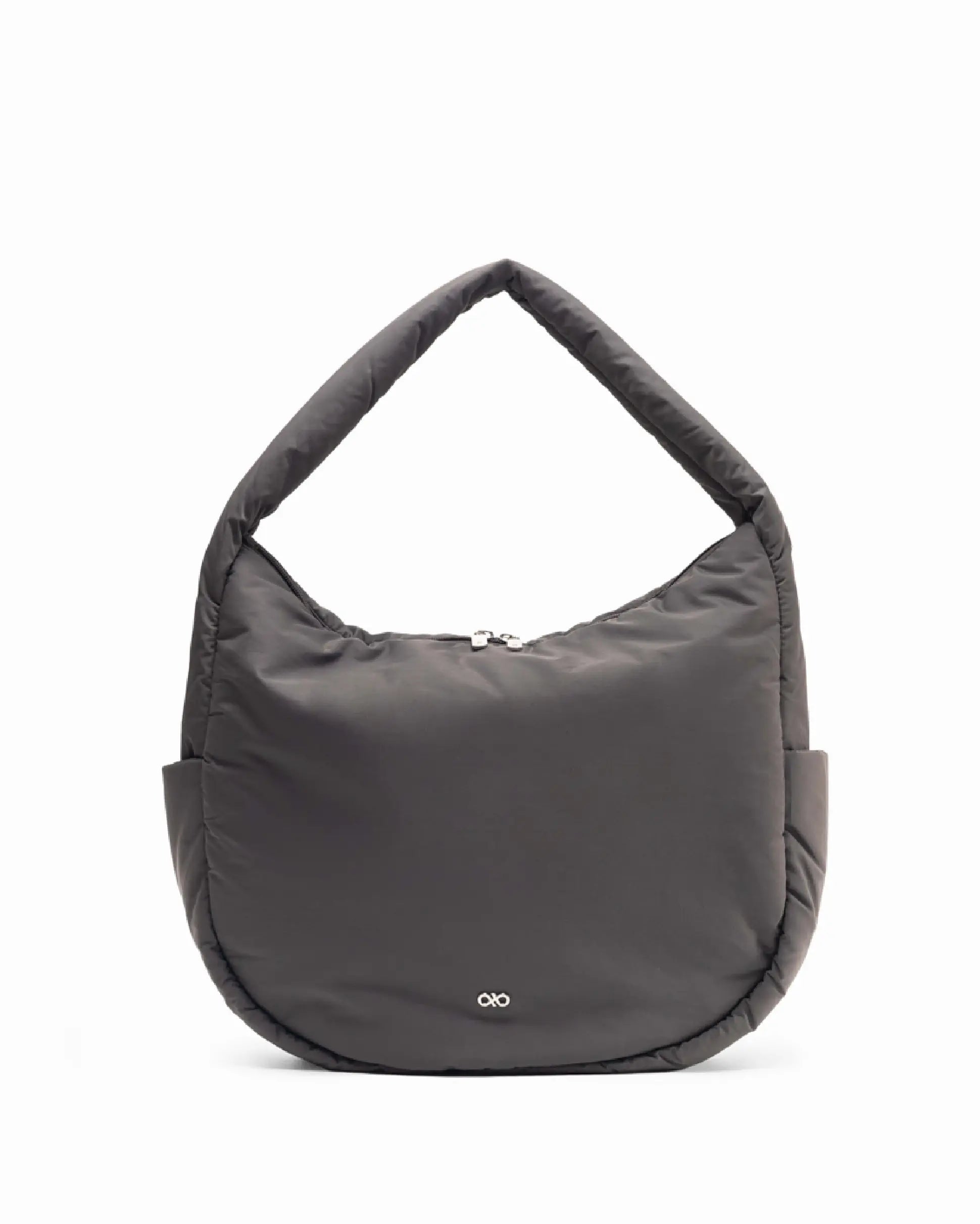 POSH SLOUCHY HOBO IN GRAPHITE