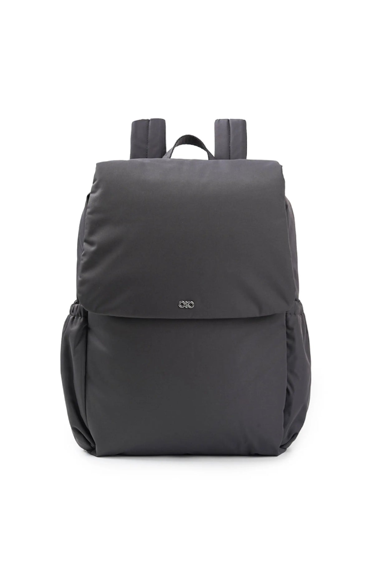 COSY LUXE UTILITY BACKPACK IN CHARCOAL - TSL Singapore