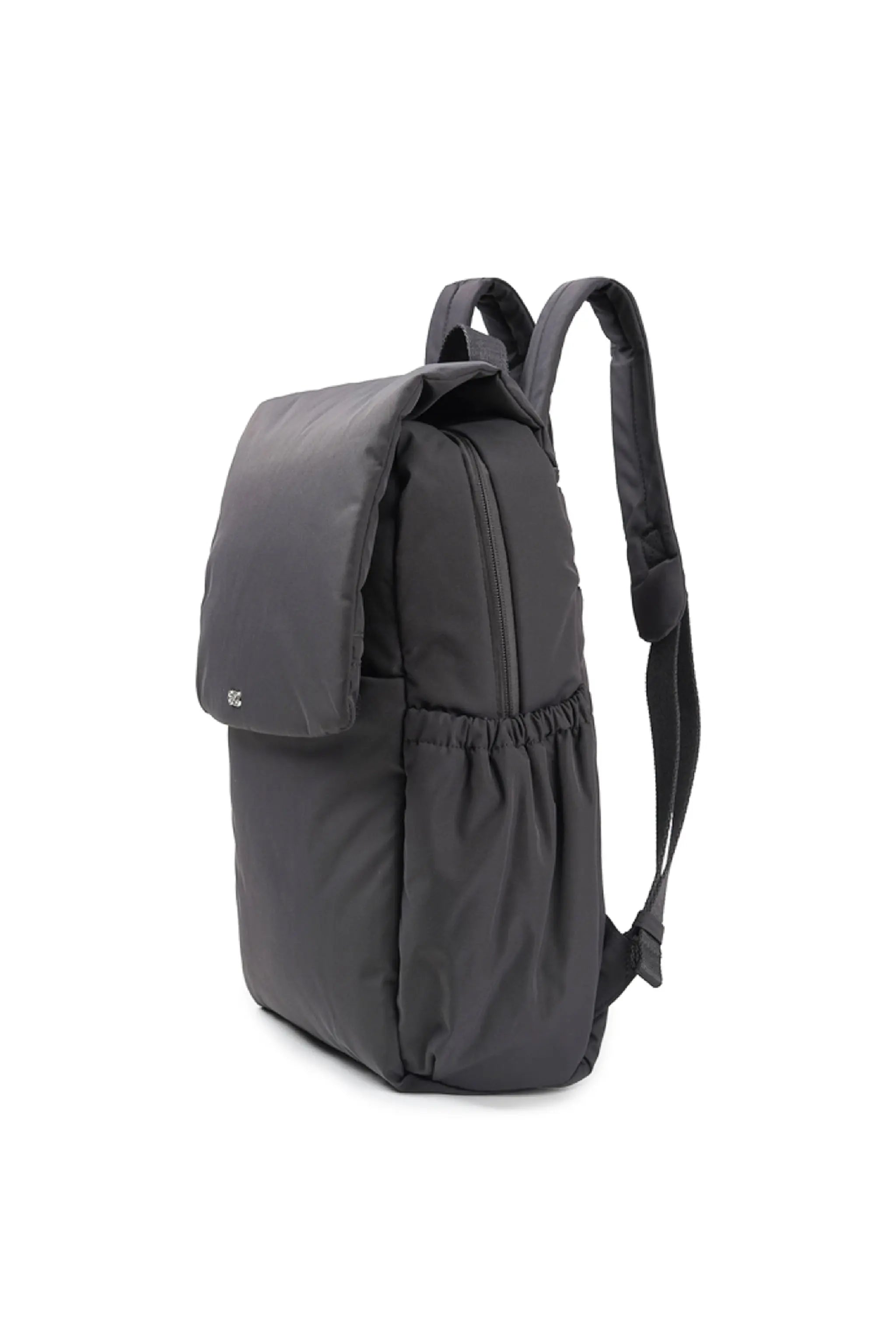 COSY LUXE UTILITY BACKPACK IN CHARCOAL 