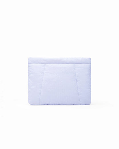 COSY PUFFY CLUTCH BAG IN LILAC