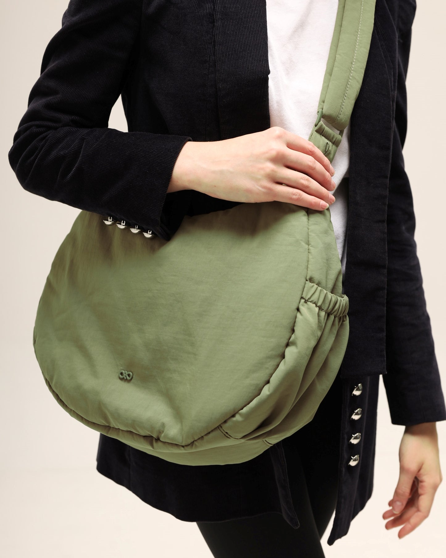 [BACKORDER] XL COSY PUFFY CROSSBODY BAG IN PINE - EST. ARRIVAL EARLY MAY 2024