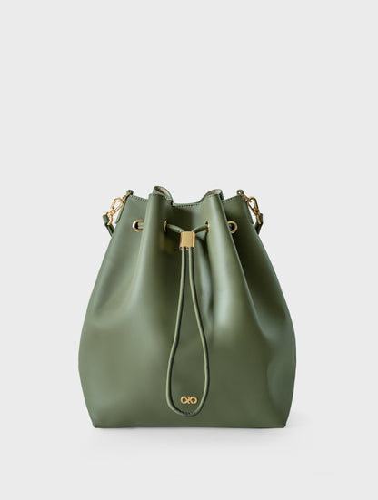 REINA MAGIC BUCKET BAG IN OLIVE
