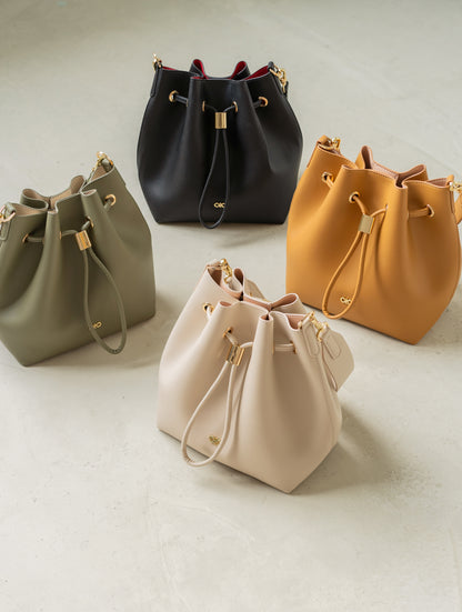 REINA MAGIC BUCKET BAG IN OLIVE